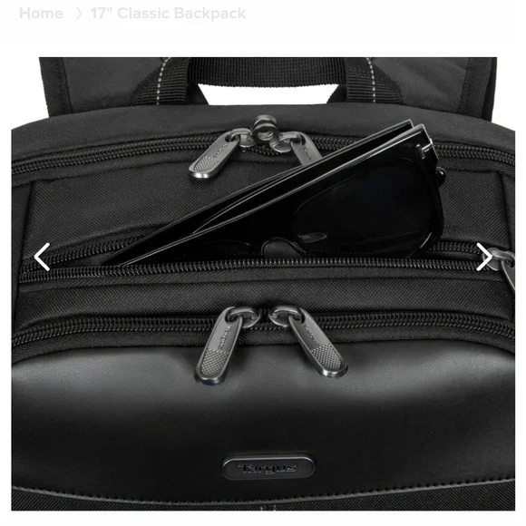 Tarsus 17" Classic Backpack with Padded Laptop Compartment NWT - Picture 6 of 12